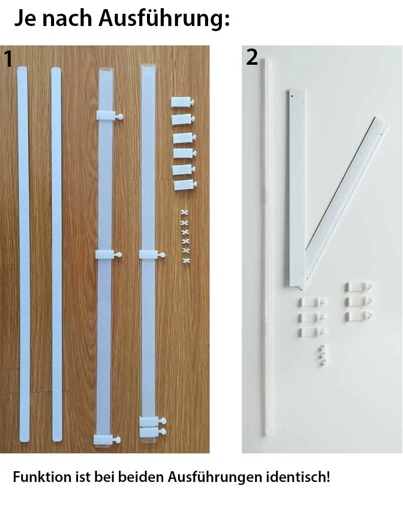 2er-Pack Schiebegardine Flächenvorhang »Zamora« Lasercut Wildseide Optik Voile inkl. Paneelwagen und Beschwerungsstangen 165620