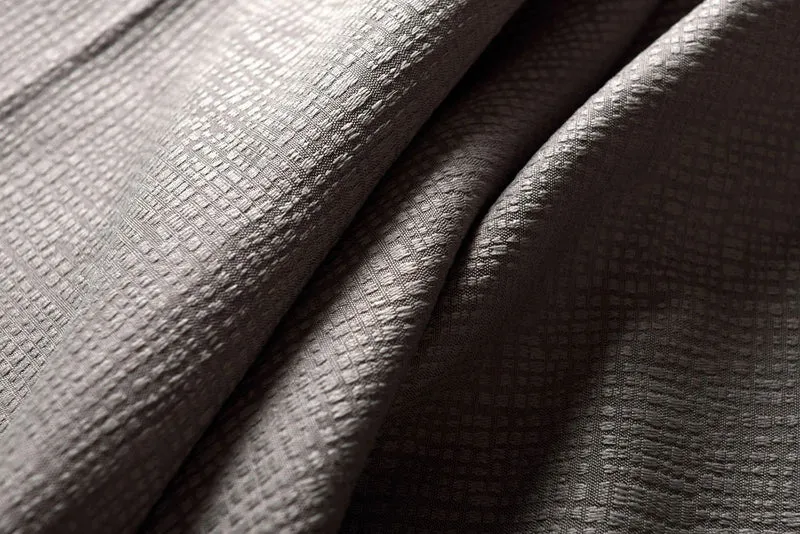 Vorhang Jacquard Deko Gardine verdeckte Schlaufen feine Musterung Universalband blickdicht lichtdurchlässig (Höhe x Breite cm) 20465