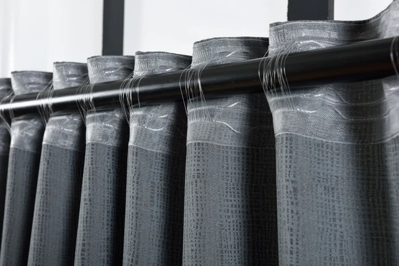 Vorhang Jacquard Deko Gardine verdeckte Schlaufen feine Musterung Universalband blickdicht lichtdurchlässig (Höhe x Breite cm) 20465