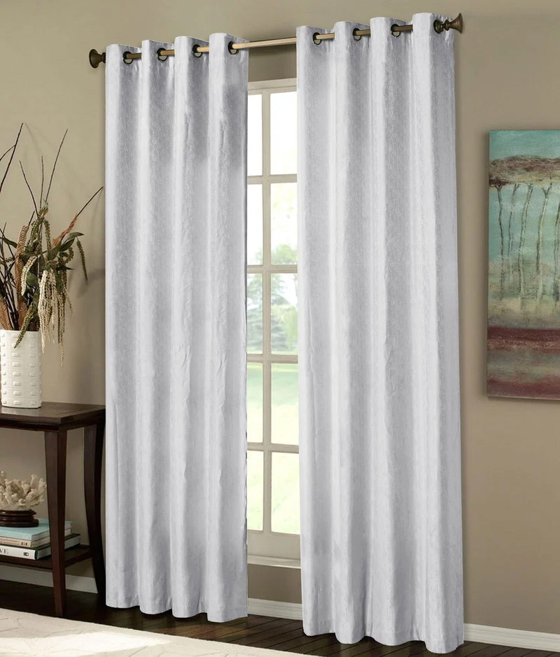 Thermo Ösen Vorhang mit Polar Fleece Rücken - 20500- 350gr./m², Gardine Matt Verdunkelungsstoff Blickdicht. 245cm x 140cm (HxB), 20500 20500