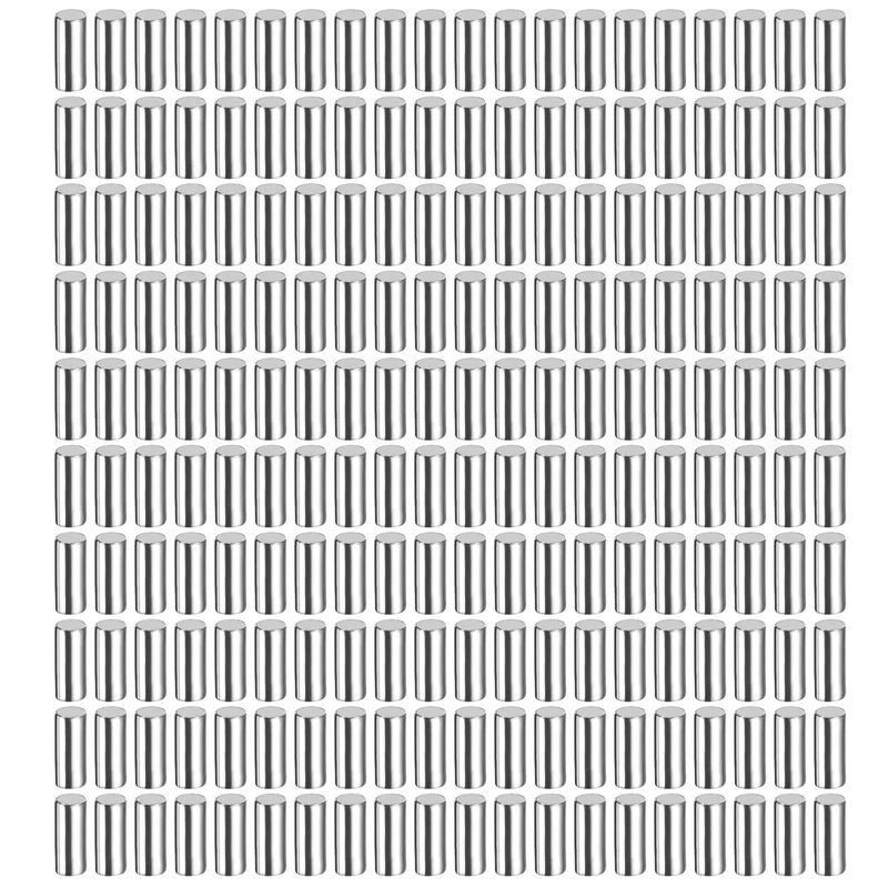 200Pcs 2 x 5 mm Dowel Pins 304 Stainless Steel Shelf Support Peg Pin Silver