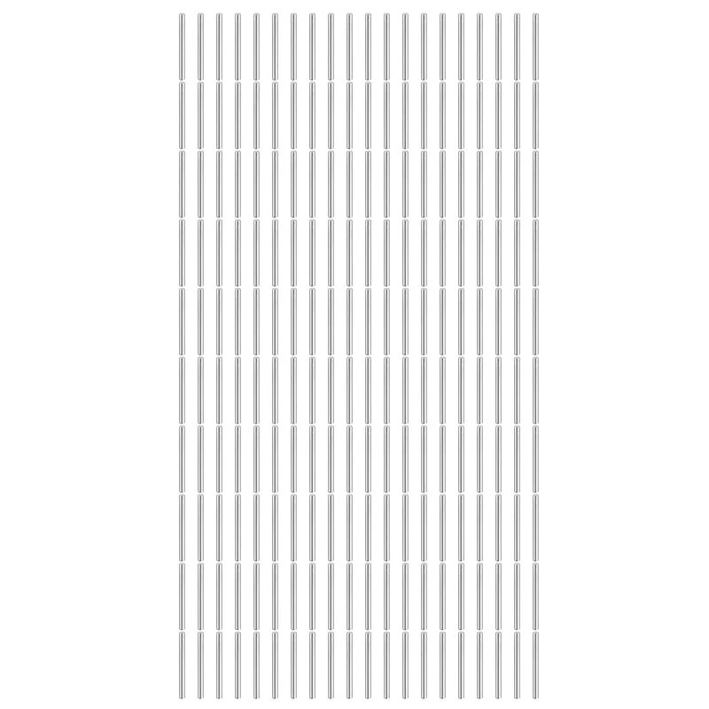 200Pcs 1.5 x 18mm Dowel Pins 304 Stainless Steel Shelf Support Peg Pin Silver