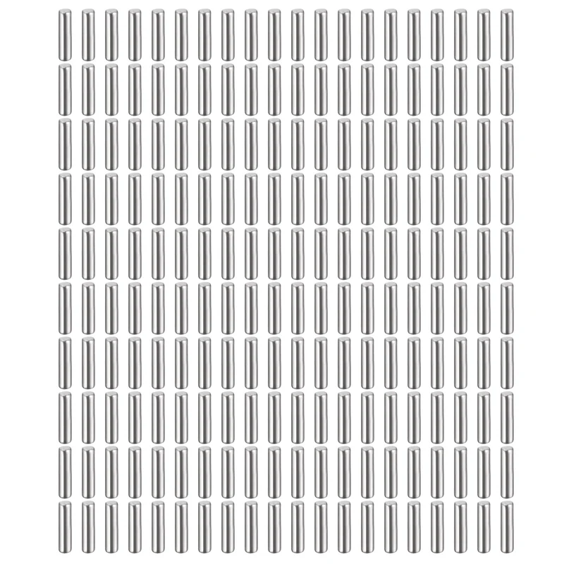 200Pcs 1 x 4 mm Dowel Pins 304 Stainless Steel Shelf Support Peg Pin Silver