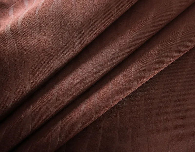 Satin Emboss / Reliefprägung bemustert Vorhang Gardine, Zebra -20371- Blickdicht zum Verdunkeln mit Ösen, (Höhe x Breite in cm) 20371