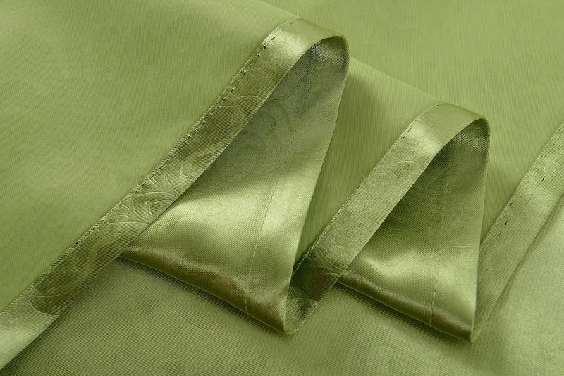 Satin Emboss / Reliefprägung bemustert Vorhang Gardine, Barock, 20370