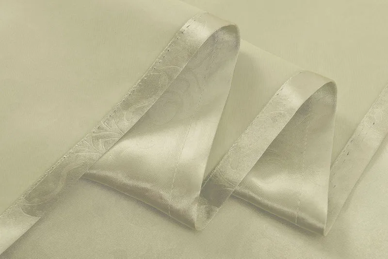 Satin Emboss / Reliefprägung bemustert Vorhang Gardine, Barock, 20370