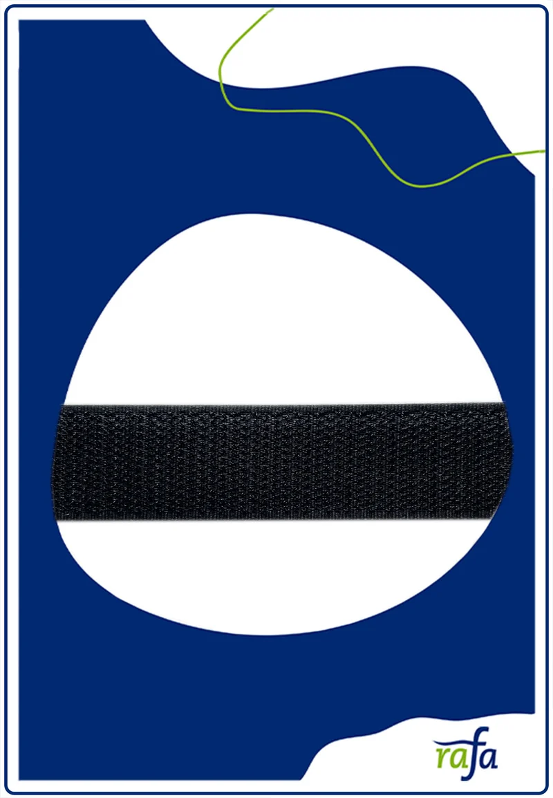 Hakenband 20mm schwarz