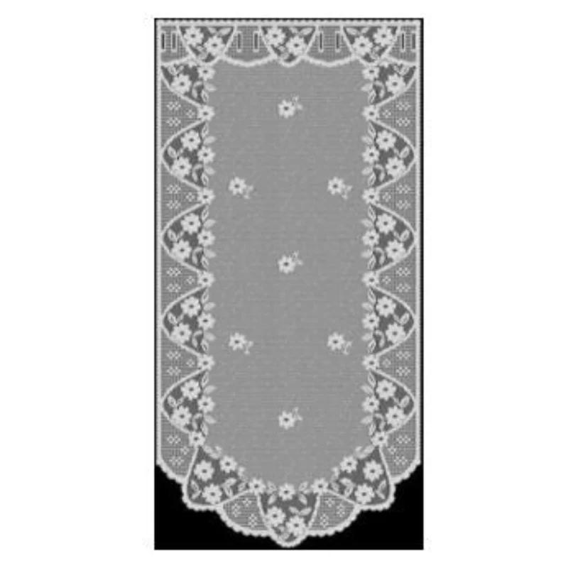 Fensterbild Jacquard weiß von Albani