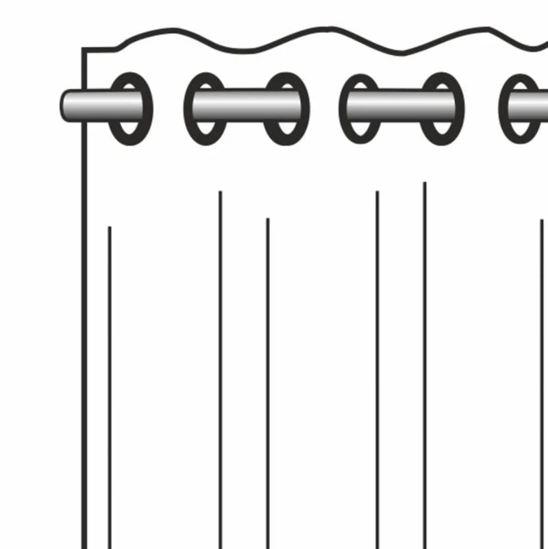 Ösenschal "Crash/Jake" - Vorhang mit Ösen von Albani