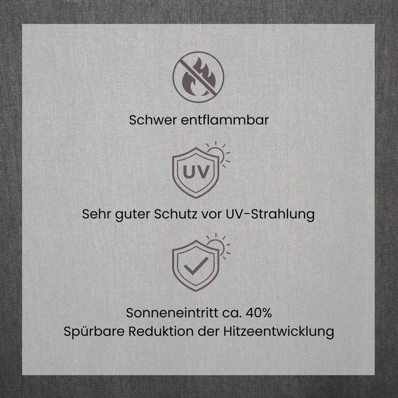 Sonnenschutzvorhang ZON