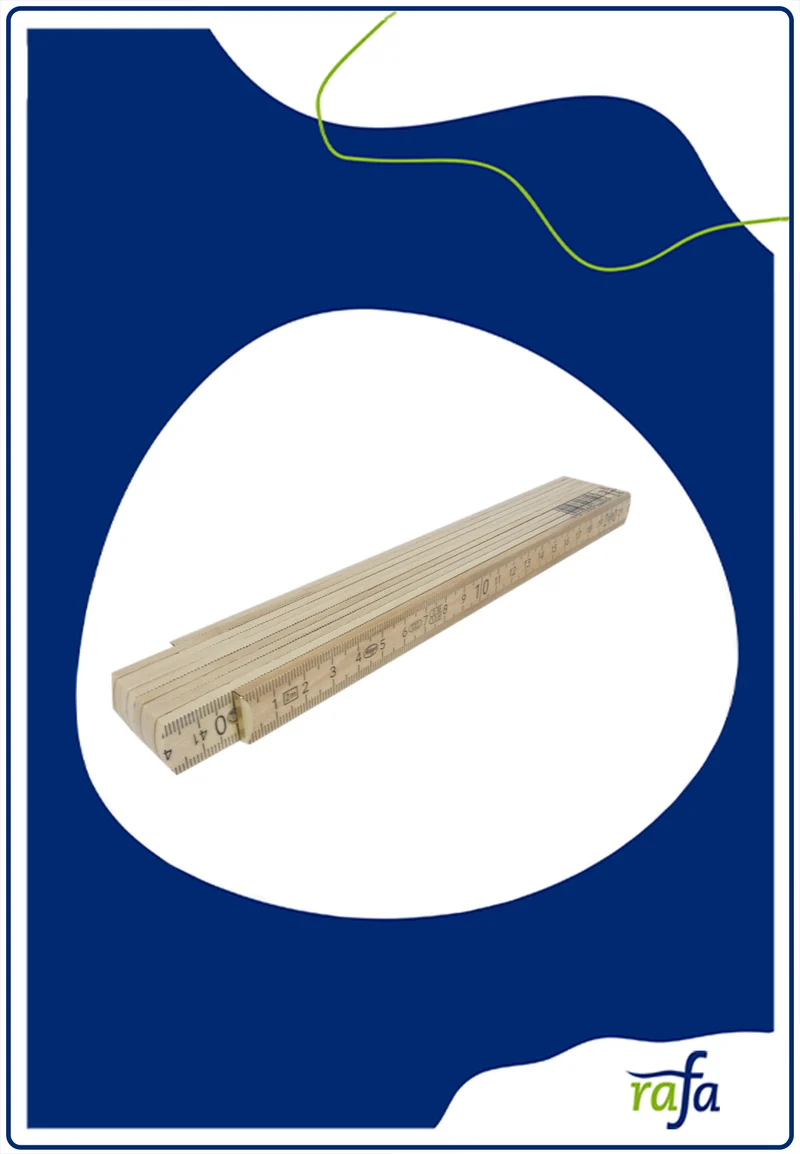 Holzfedermaßstab 2 Meter