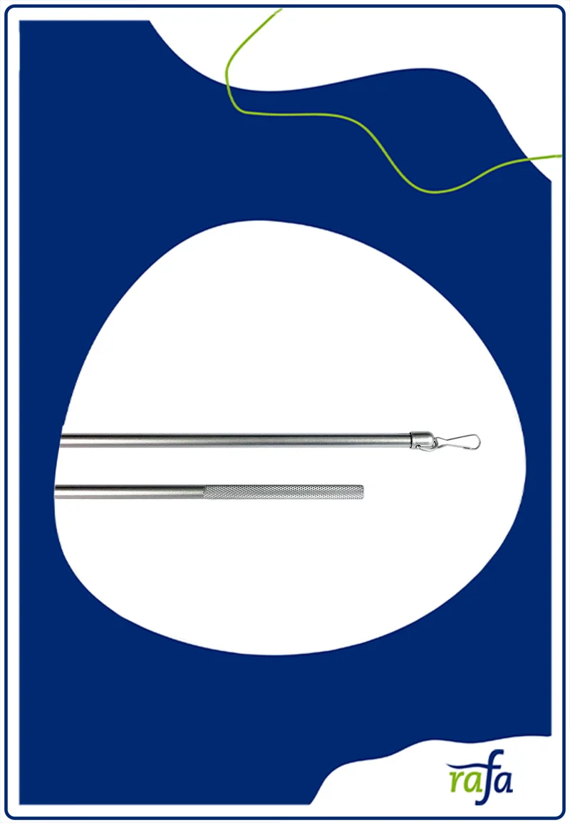 Schleuderstab Alu 75cm alu matt