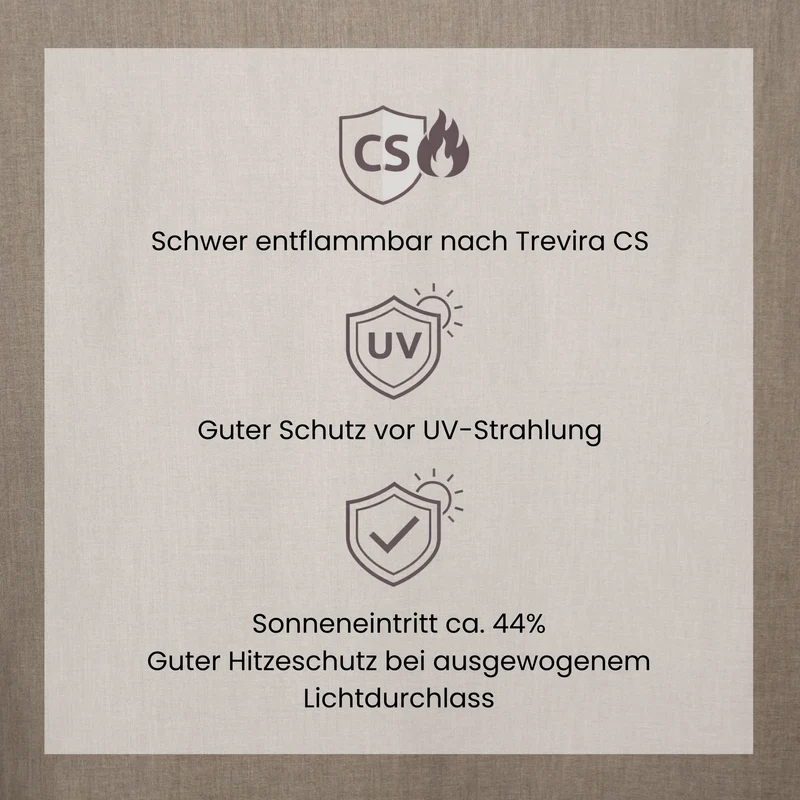 Sonnenschutz Vorhang SOL