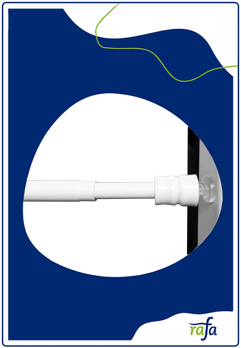Klemmstangen 7/40-60cm weiß