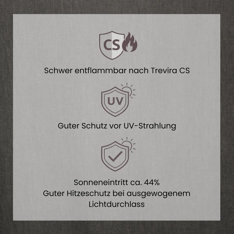 Sonnenschutz Vorhang SOL