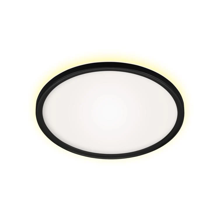 ultraflaches panel cct led 18w schwarz