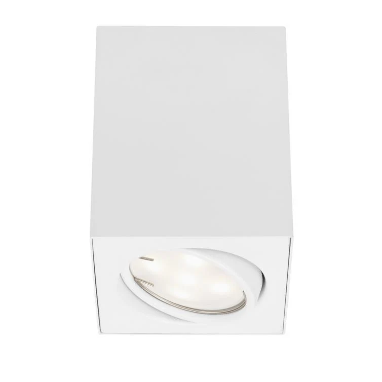 aufbauleuchte weiß 1xled gu10 5w eckig