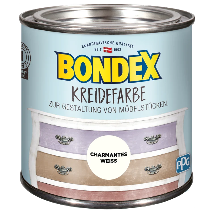 bondex kreidefarbe charmantes weiß 0,5l