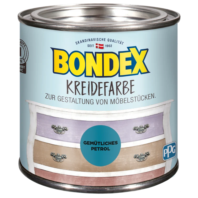 bondex kreidefarbe gemütl. petrol 0,5l