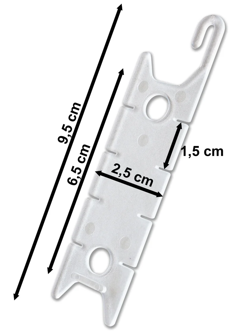 Schnurwickler / Garnwickler 9,5 × 2,5 cm – 10 Stück