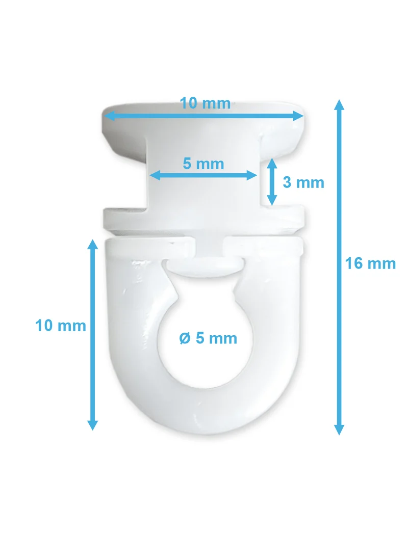 Gleiterkordel / Wellengleiterkordel 8 cm für 6 mm Laufnut
