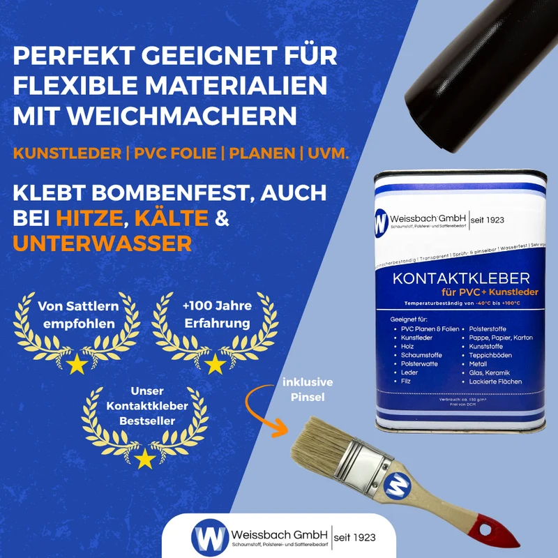 Kontaktkleber für PVC 1000 ml