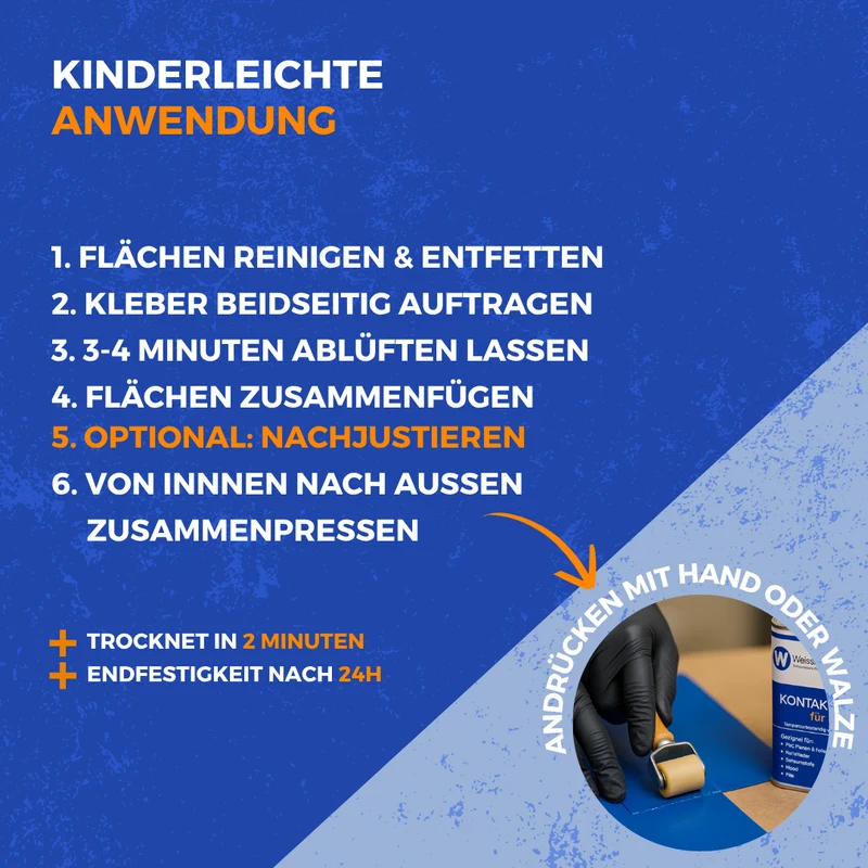 Kontaktkleber für PVC 1000 ml