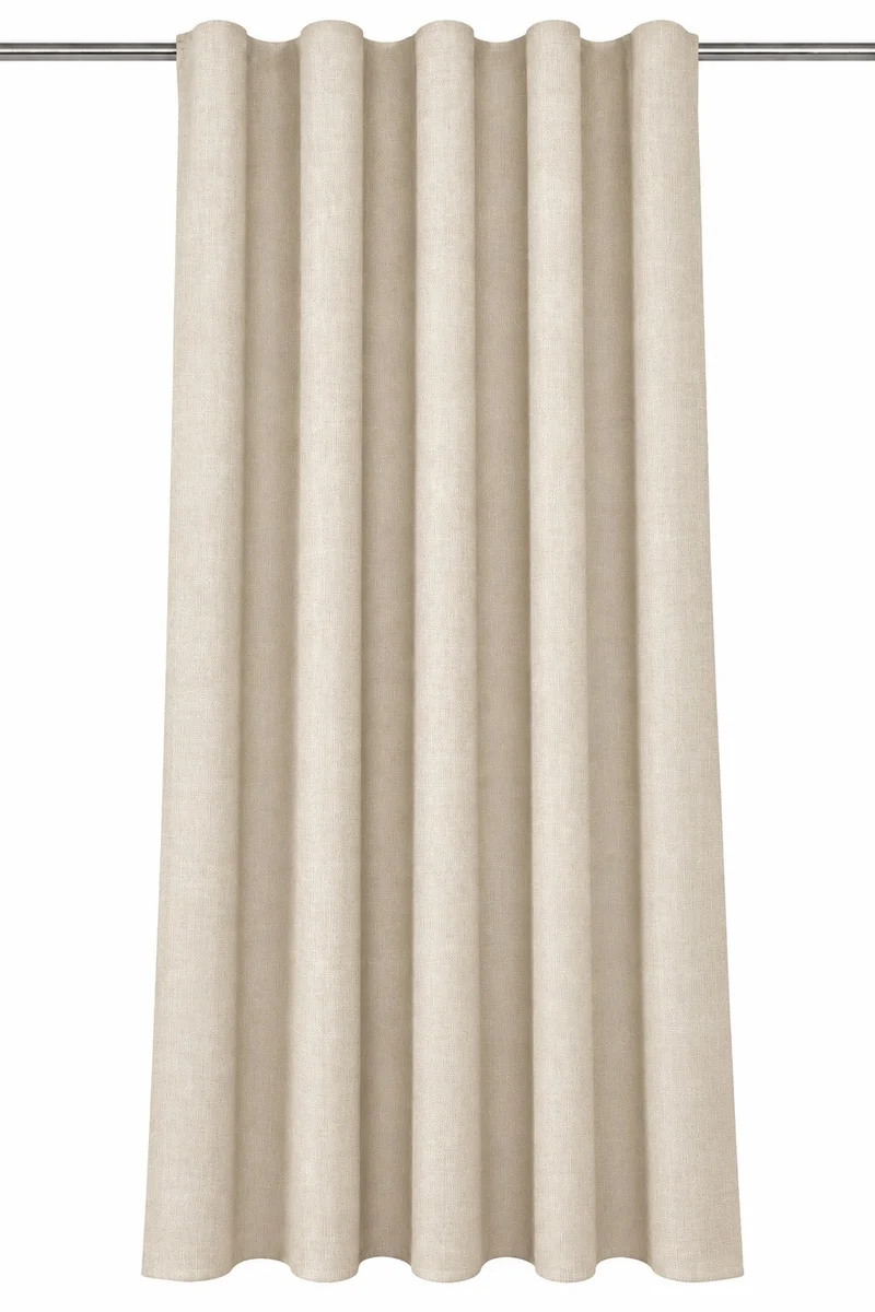 Full Blackout Verdunklungsvorhang beige creme 135x245cm