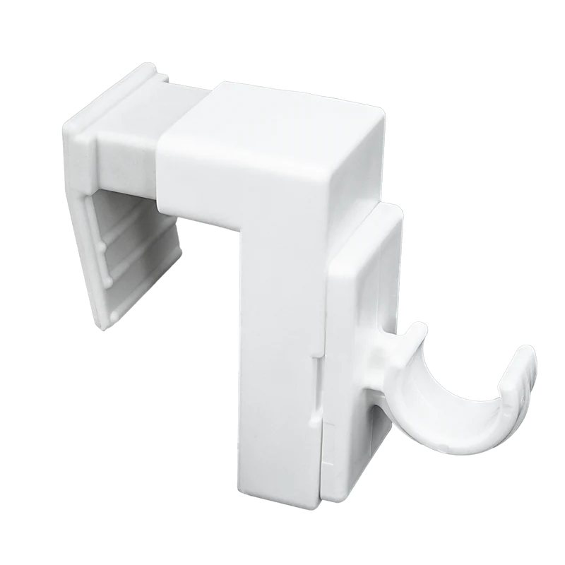 Fensterhaken aus Kunststoff 10–24 mm für Deko & Gardinenstangen