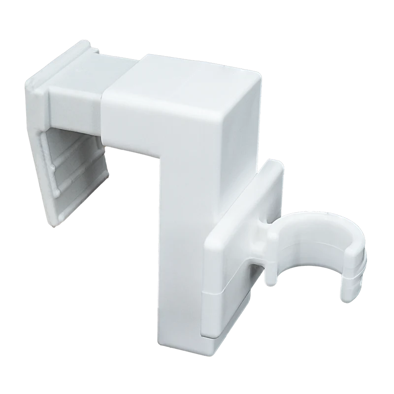 Fensterhaken aus Kunststoff 10–24 mm für Deko & Gardinenstangen