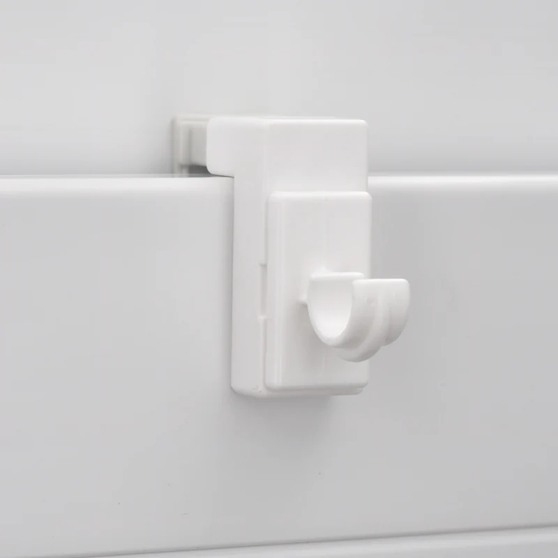 Fensterhaken aus Kunststoff 10–24 mm für Deko & Gardinenstangen