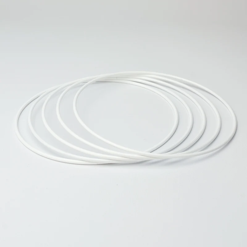 Metallringe 15 cm zum Basteln – Weiß