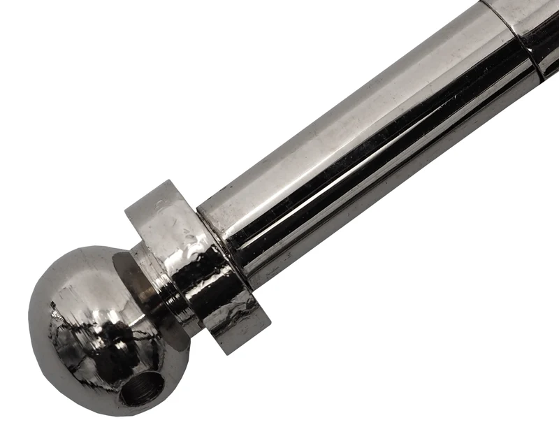Gardinenstange Eleganz glänzend mit Fensterhaken 15–20 mm