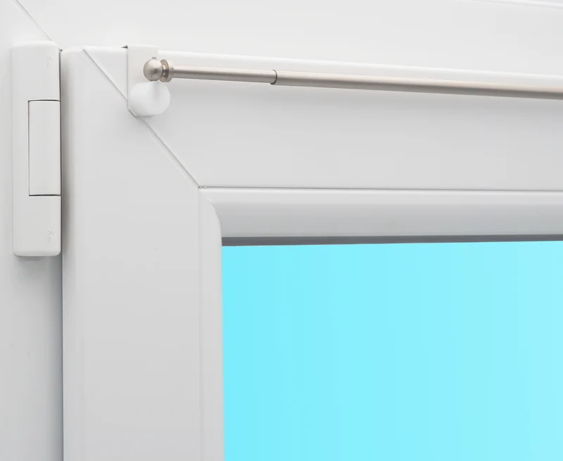 Gardinenstange Eleganz matt mit Fensterhaken 15–20 mm