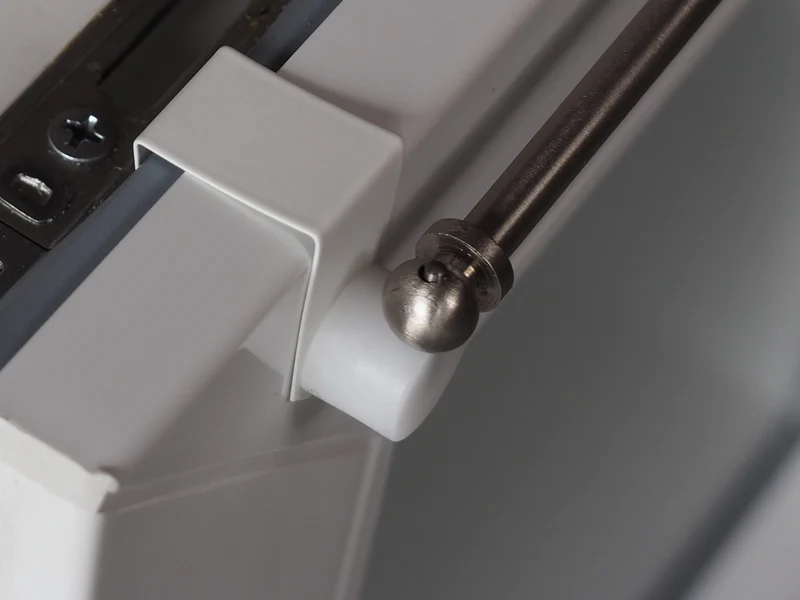 Gardinenstange Eleganz matt mit Fensterhaken 15–20 mm