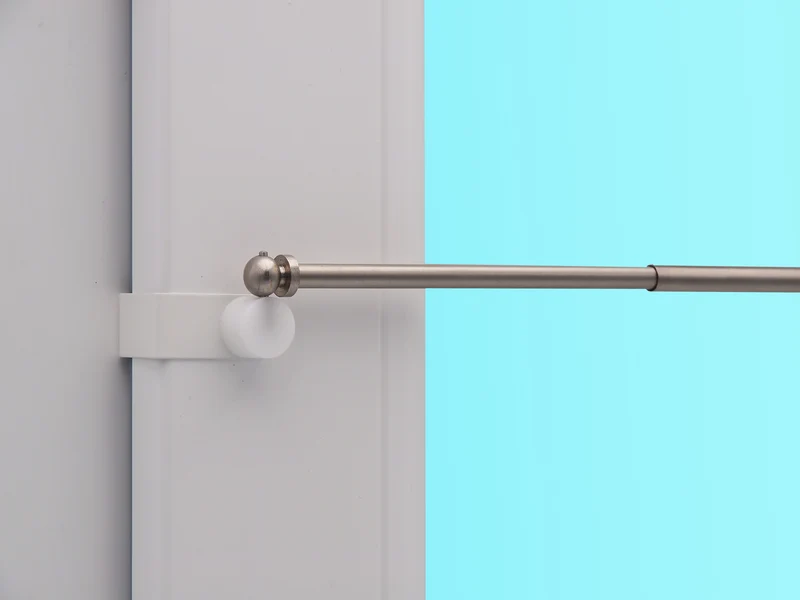 Gardinenstange Eleganz matt mit Fensterhaken 15–20 mm