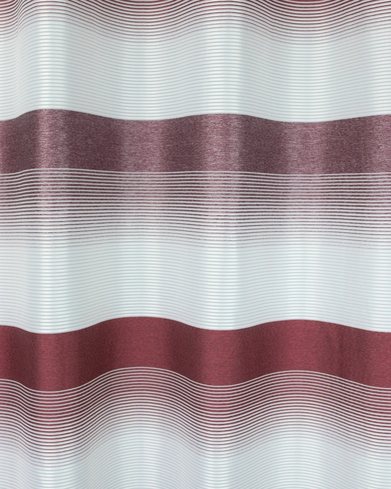 Ösenschal Deko Querstreifen rot bordeaux 140x245cm 2421