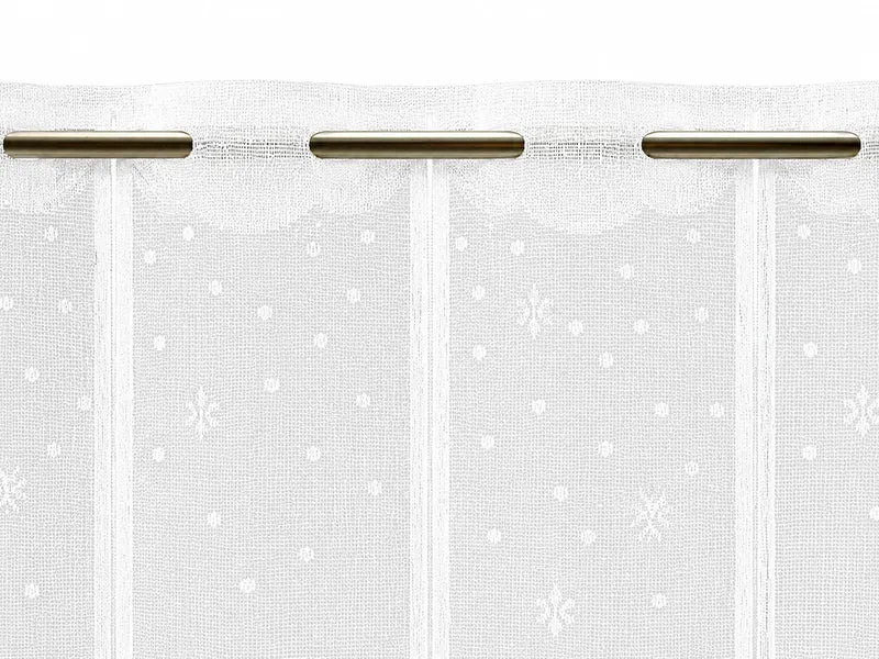 Scheibengardine Weihnachtsbaum Weihnachtsmann HxB 50x140cm