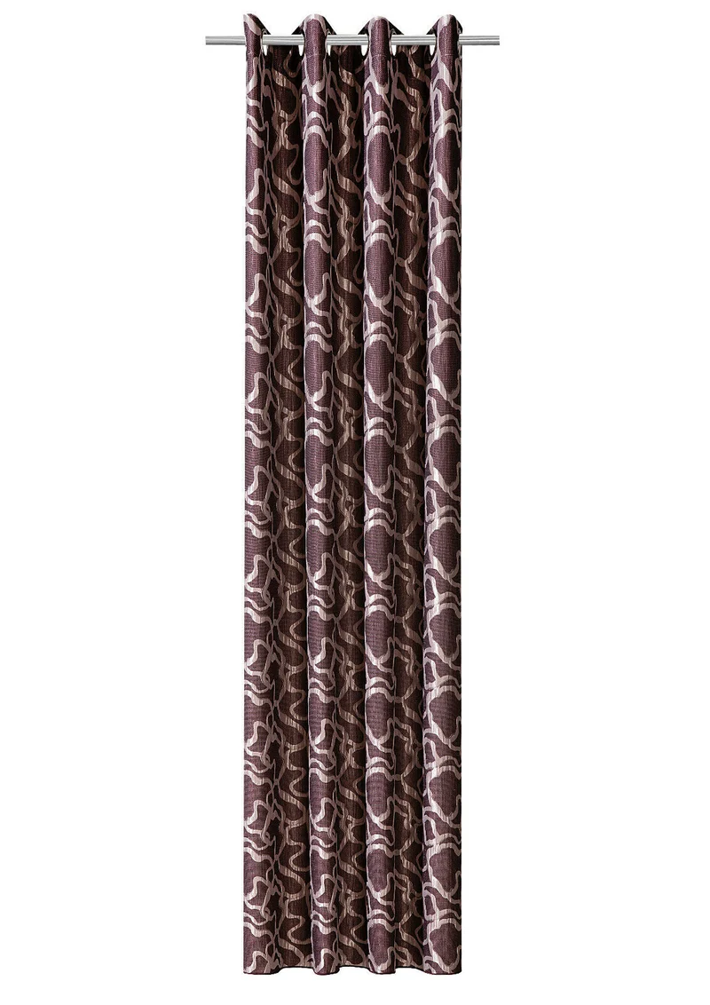 Ösenschal beere flieder BxH 140x245cm