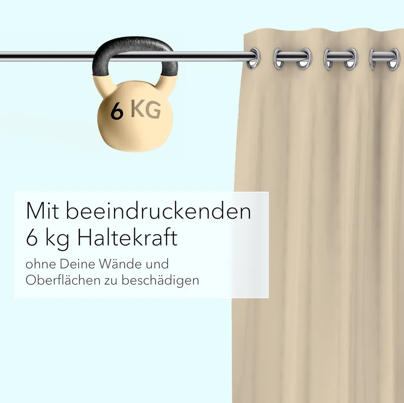 Vorhang-Klemmstange