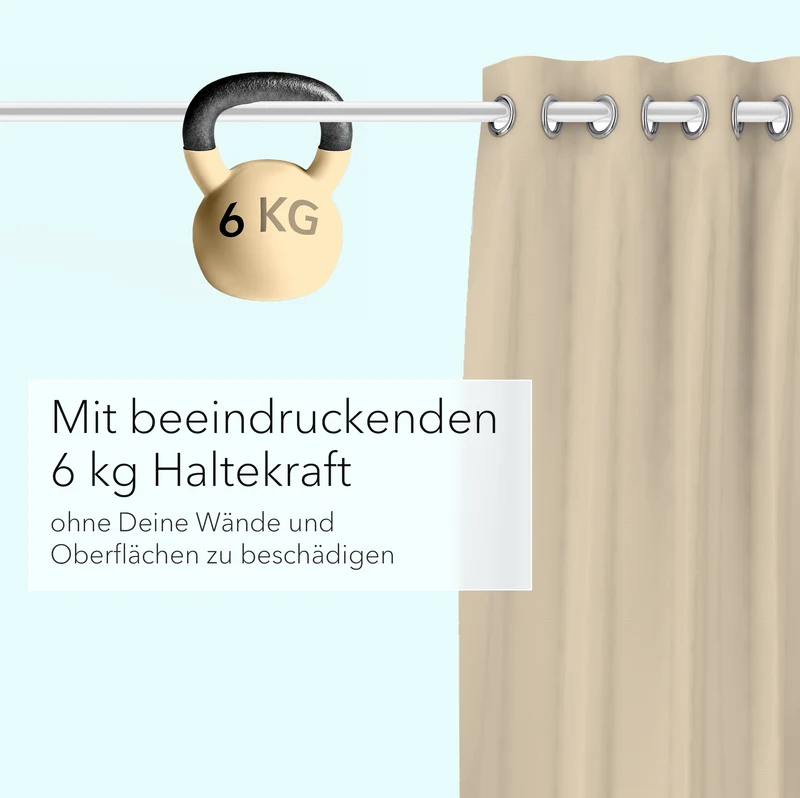 Vorhang-Klemmstange