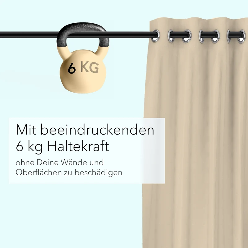 Vorhang-Klemmstange