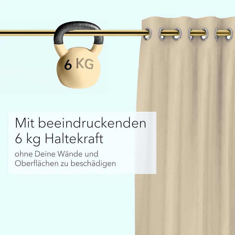 Vorhang-Klemmstange