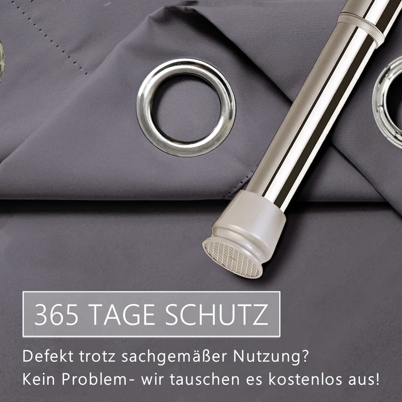 Türvorhang & Stange silber
