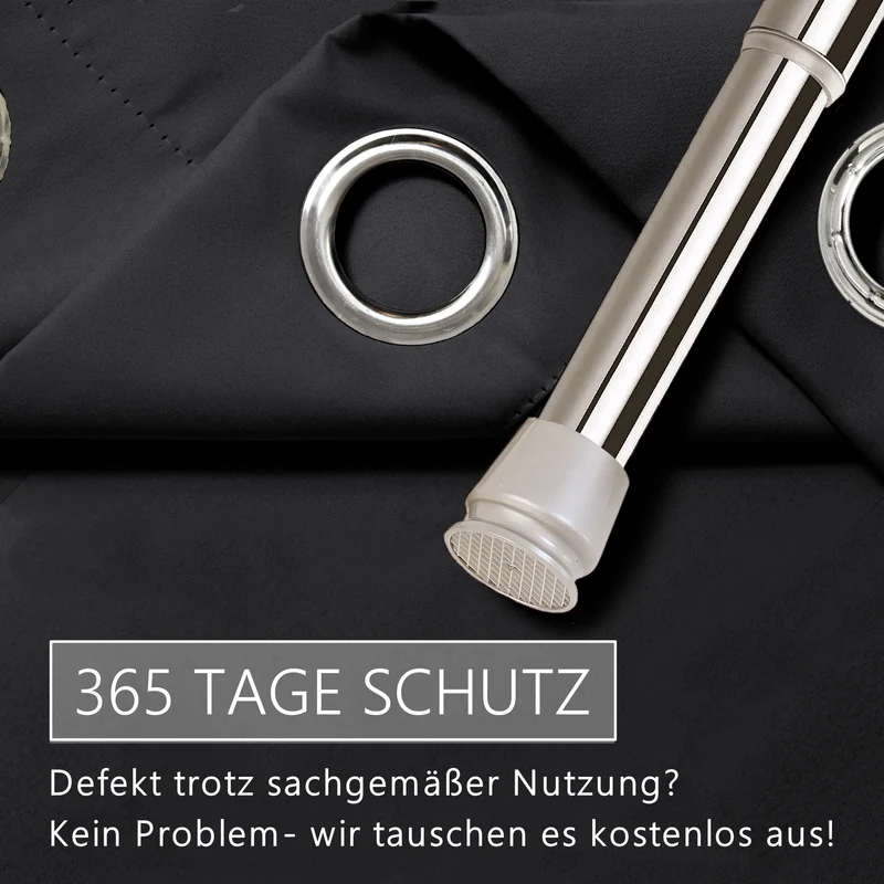 Türvorhang & Stange silber