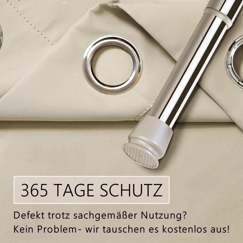 Türvorhang & Stange silber