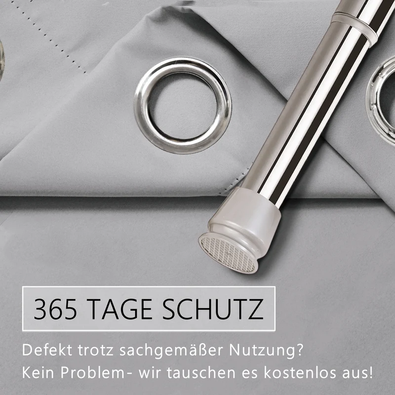 Türvorhang & Stange silber