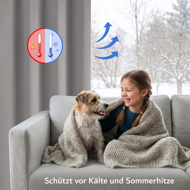 Vorhang-Set mit Klemmstange