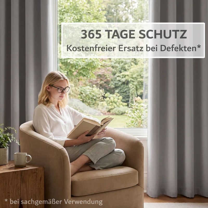 Vorhang-Set mit Klemmstange