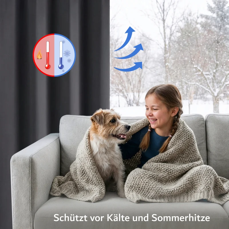 Vorhang-Set mit Klemmstange